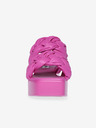 Steve Madden Tmavoružové dámske papuče na platforme Steve Madden Bazaar