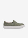 Rieker Zelené dámske slip on tenisky Rieker