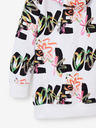Desigual Desigual Flavia biela vzorovaná dievčenská mikina