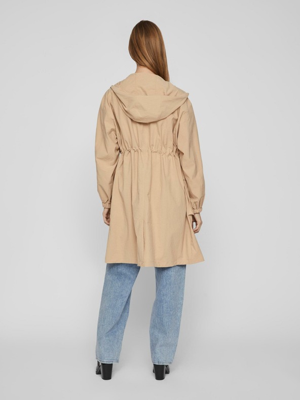 Vila Béžová dámska parka VILA Siliana