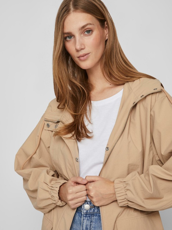 Vila Béžová dámska parka VILA Siliana