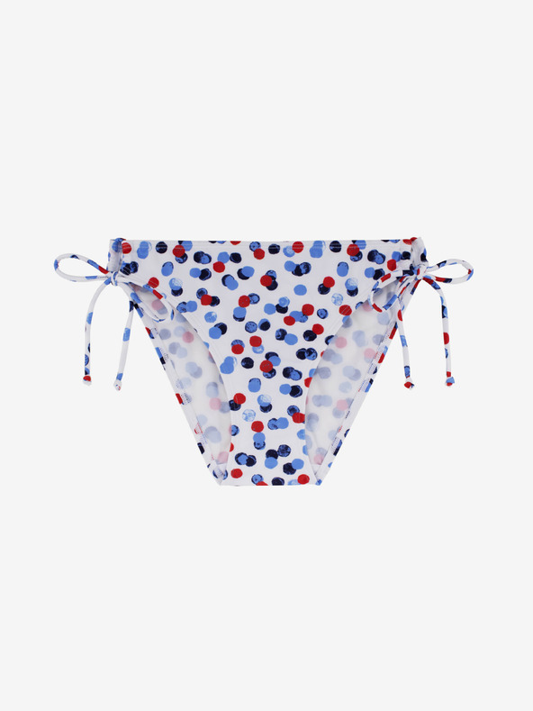DORINA Biely dámsky bodkovaný spodný diel plaviek DORINA Antibes