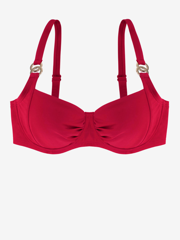 DORINA Červený vrchný diel dámskych plaviek DORINA Opio