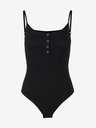 Pieces Čierne rebrované body Pieces Kitte