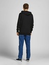 Jack & Jones Čierna mikina s kapucňou Jack & Jones Shark