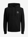 Jack & Jones Čierna mikina s kapucňou Jack & Jones Shark
