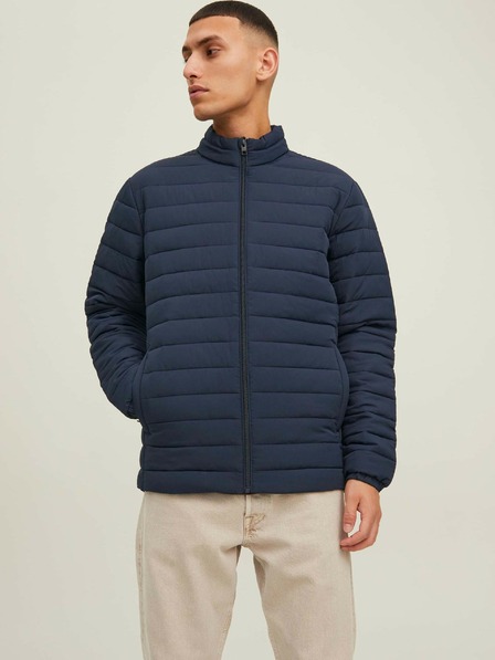 Jack & Jones Tmavomodrá prešívaná bunda Jack & Jones Puffer