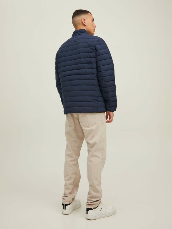 Jack & Jones Tmavomodrá prešívaná bunda Jack & Jones Puffer