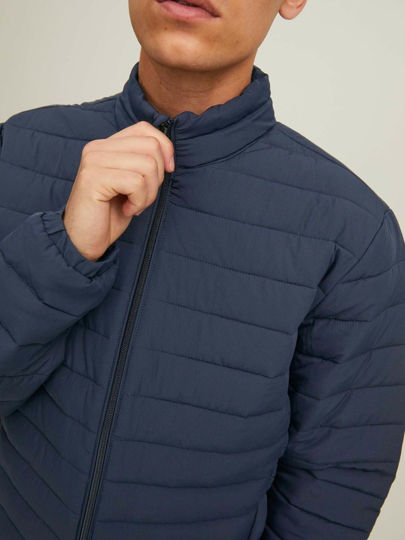 Jack & Jones Tmavomodrá prešívaná bunda Jack & Jones Puffer