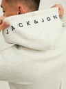 Jack & Jones Svetlosivá melírovaná mikina s kapucňou Jack & Jones Star