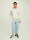 Jack & Jones Svetlosivá melírovaná mikina s kapucňou Jack & Jones Star