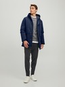 Jack & Jones Tmavomodrá bunda Jack & Jones Blatiger s kapucňou