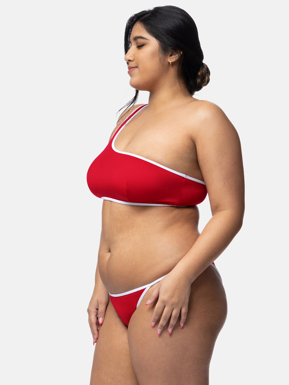 DORINA Červený vrchný diel dámskych plaviek DORINA Bandol