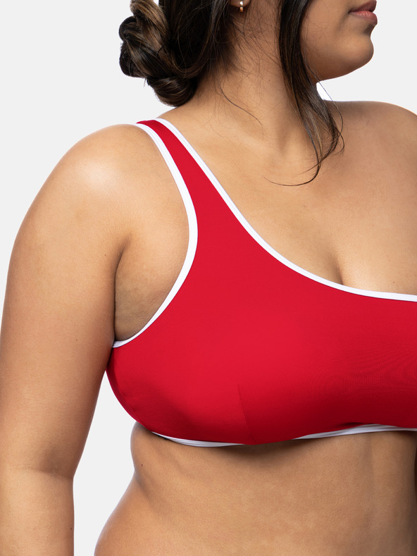 DORINA Červený vrchný diel dámskych plaviek DORINA Bandol