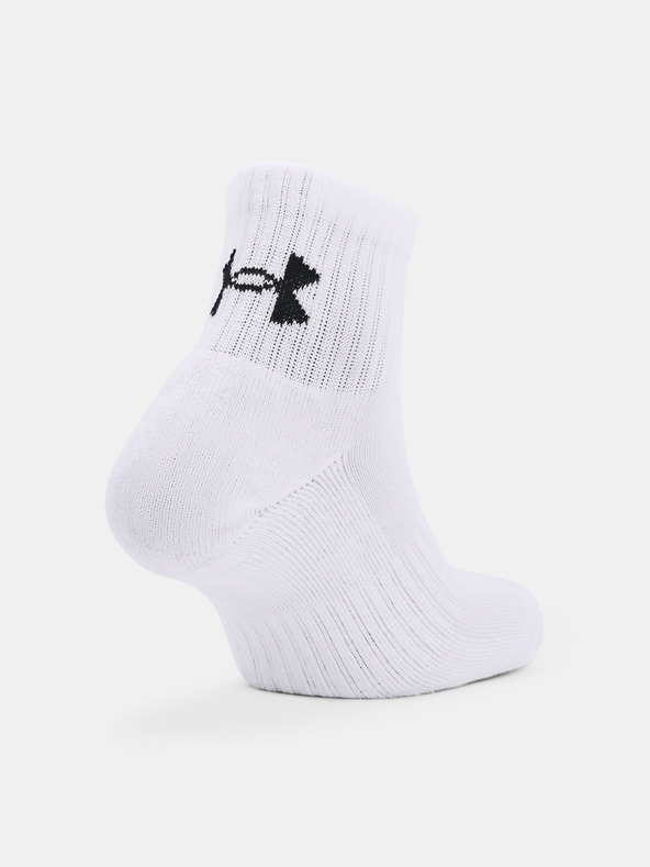 Under Armour Unisexové ponožky Under Armour Core QTR (3 páry)