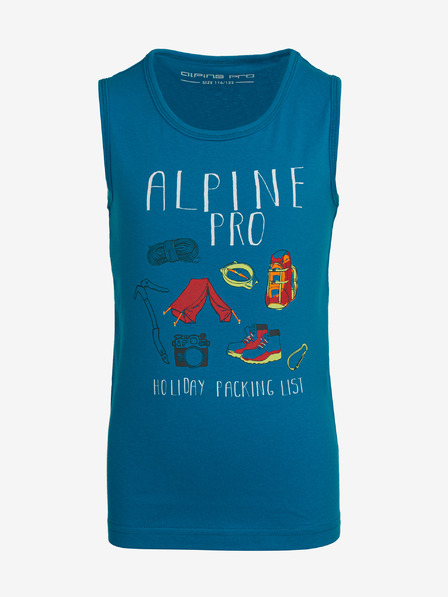 ALPINE PRO Modré detské tričko ALPINE PRO ONOLO