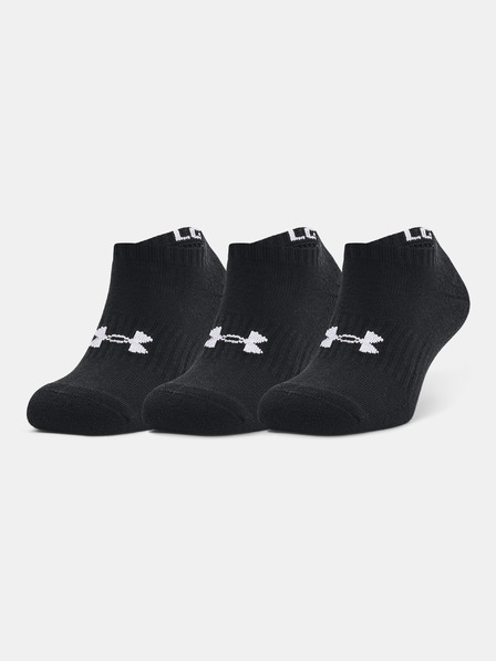 Under Armour Unisex ponožky Under Armour Core No Show 3Pk