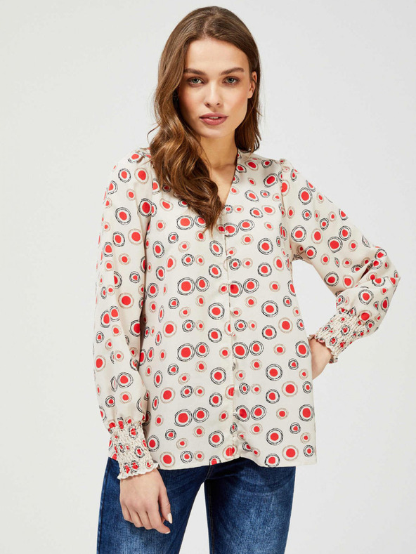 Moodo Krémové tričko Moodo