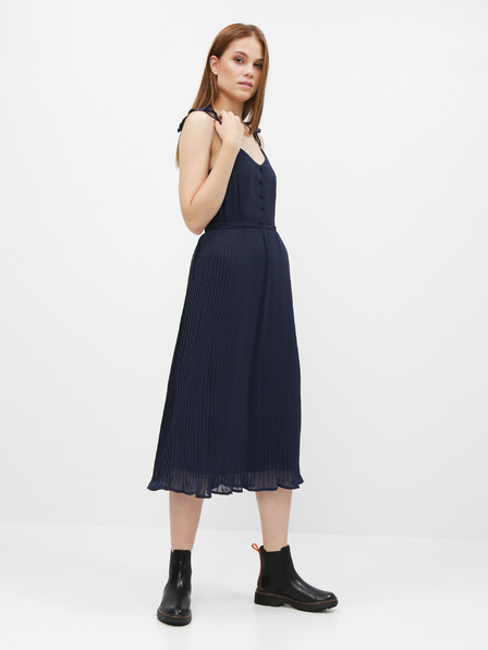 Dorothy Perkins Dorothy Perkins tmavomodré midi šaty