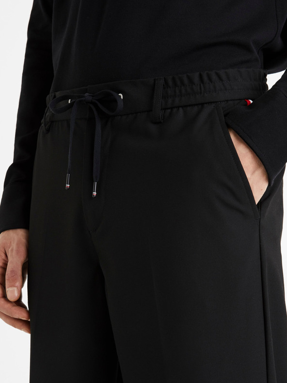 Celio Čierne pánske nohavice Celio 24H Dotape