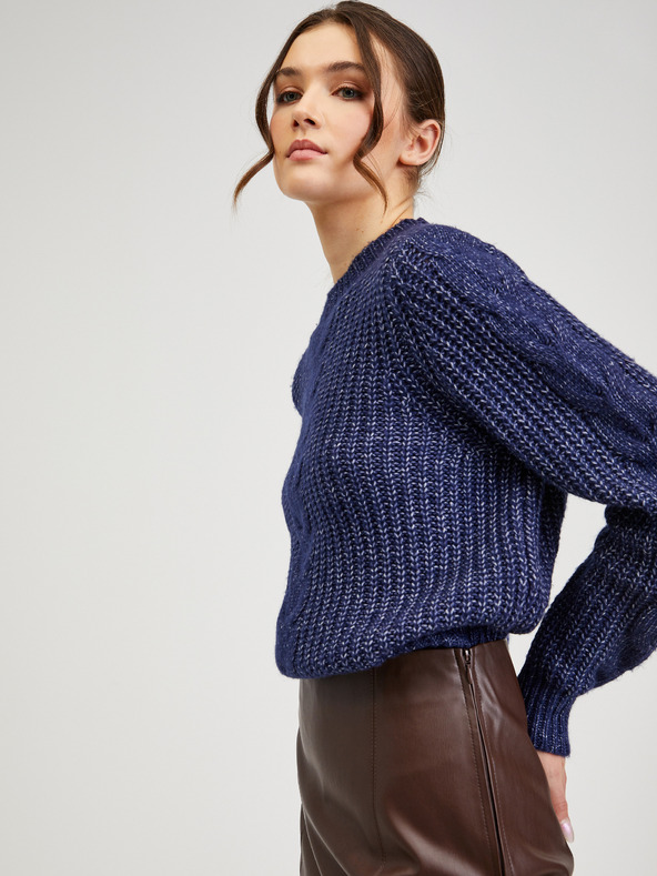 Orsay Hnedá dámska koženková sukňa ORSAY