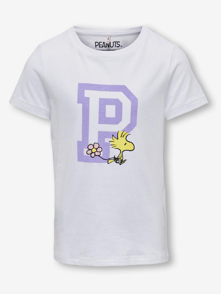 ONLY Biele dievčenské tričko ONLY Peanuts