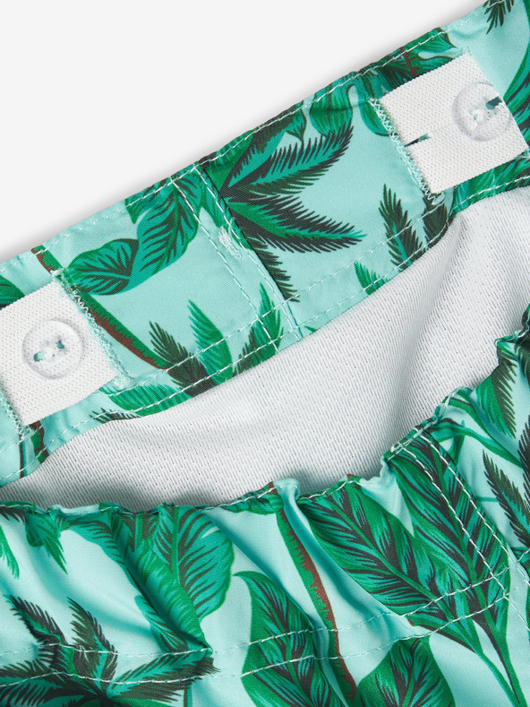 name it Zeleno-modré chlapčenské vzorované plavky name it Zimmi