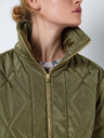 Noisy May Khaki dámsky prešívaný bomber s golierom Noisy May Ziggy