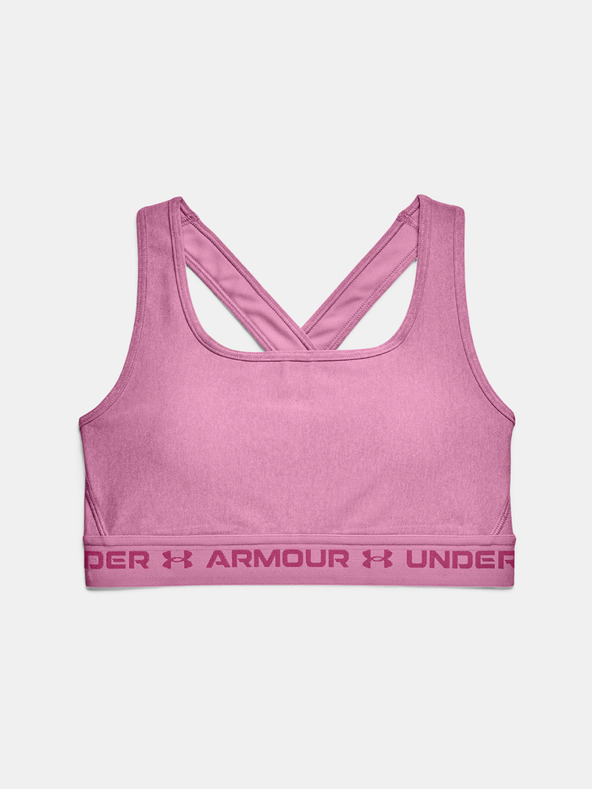 Under Armour Dámska podprsenka Under Armour Crossback Mid Heather Bra