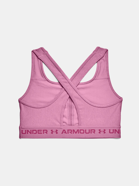 Under Armour Dámska podprsenka Under Armour Crossback Mid Heather Bra
