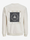 Jack & Jones Béžová pánska mikina Jack & Jones Filo