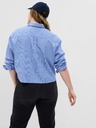 GAP Bavlnená košeľa crop GAP