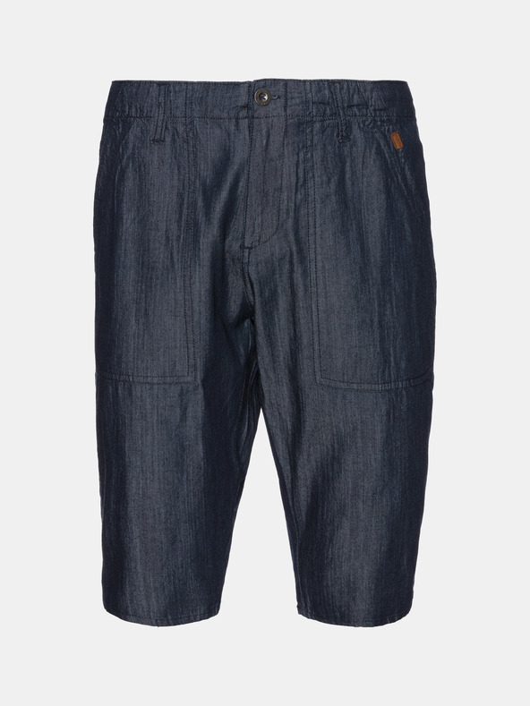 Sam 73 Tmavomodré pánske džínsové šortky SAM 73