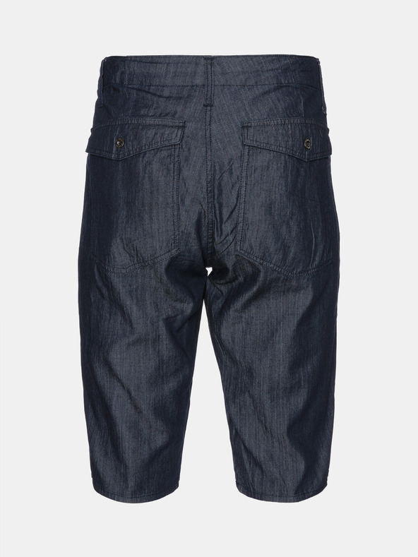 Sam 73 Tmavomodré pánske džínsové šortky SAM 73