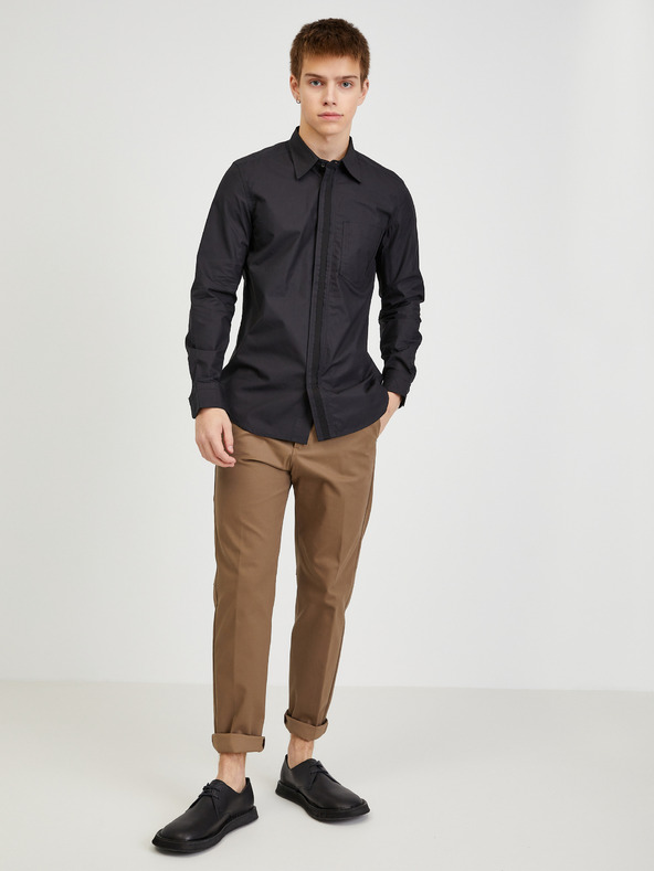 Diesel Čierna pánska košeľa Diesel