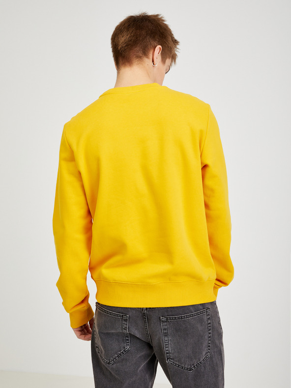 Diesel Žltá pánska mikina Diesel