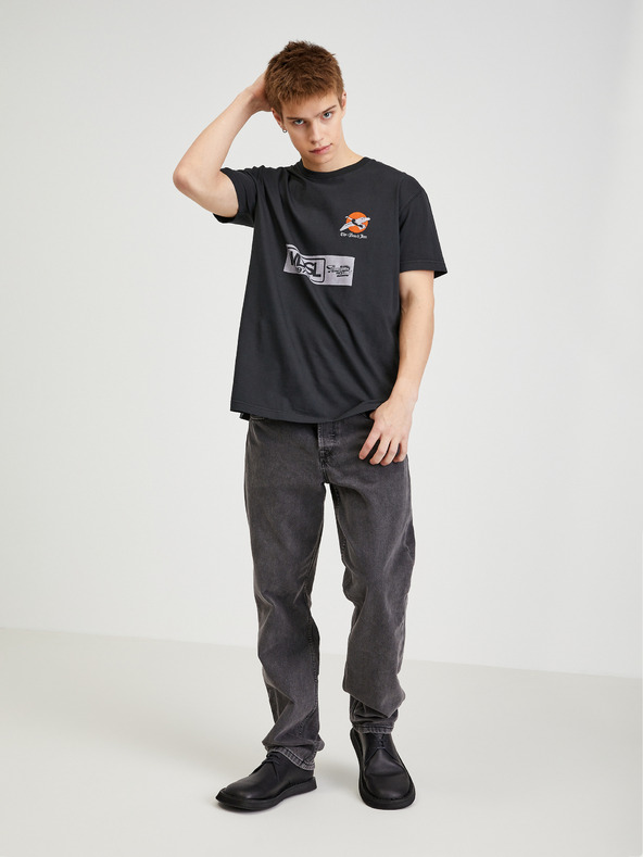 Diesel Čierne pánske tričko Diesel