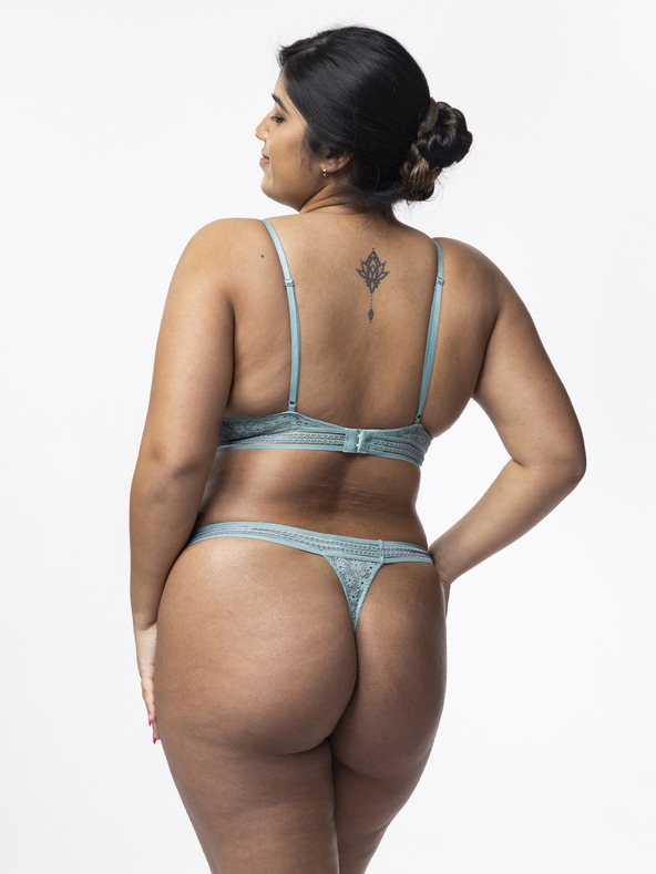 DORINA Svetlomodrá dámska čipkovaná podprsenka DORINA Yuka