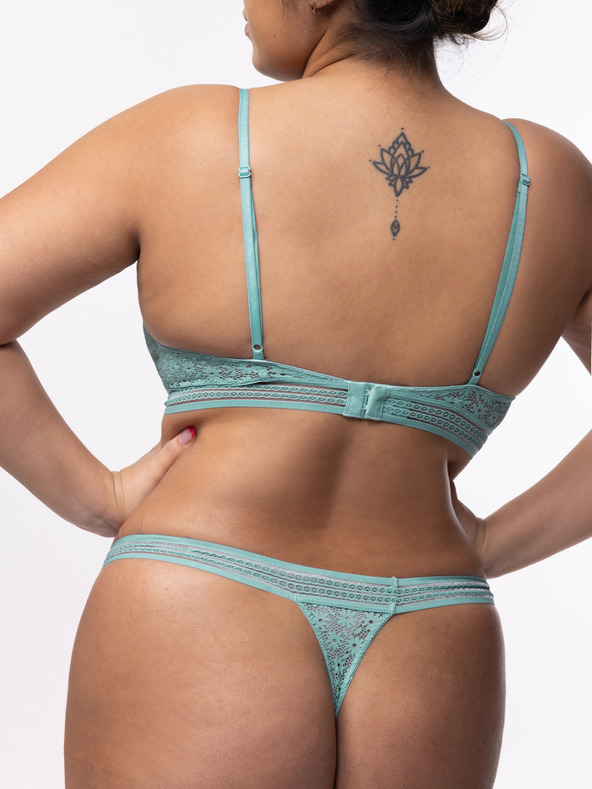 DORINA Svetlomodrá dámska čipkovaná podprsenka DORINA Yuka