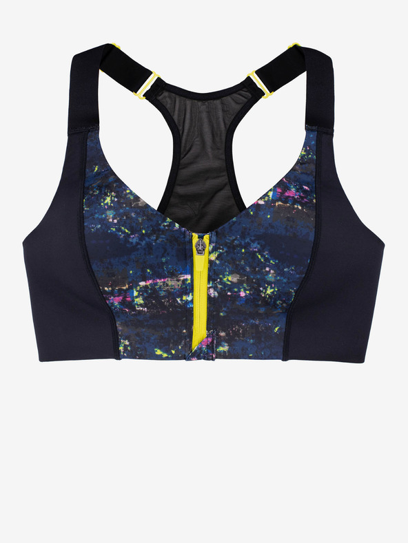 DORINA Čierna dámska vzorovaná športová podprsenka DORINA Sully