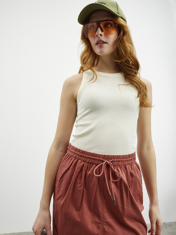 ZOOT.lab Tehlová sukňa s vreckami ZOOT.lab Otelia