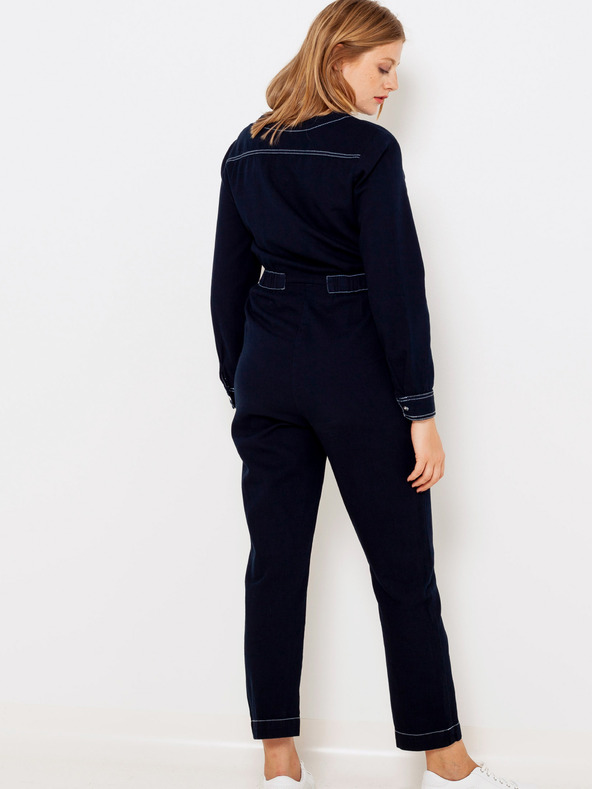 CAMAIEU Tmavomodrá dámska kombinéza CAMAIEU