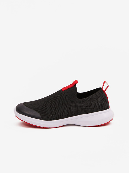 Reima Čierne detské slip on tenisky Reima Bouncing
