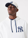 New Era Biela pánska mikina New Era Heritage Hoodie