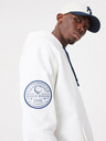 New Era Biela pánska mikina New Era Heritage Hoodie