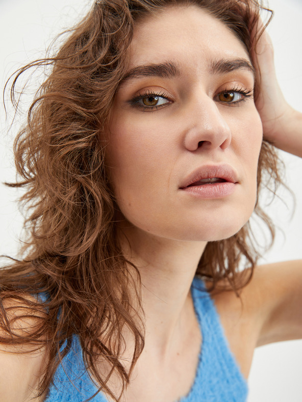 Noisy May Svetlomodré dámske tielko Noisy May Sweet