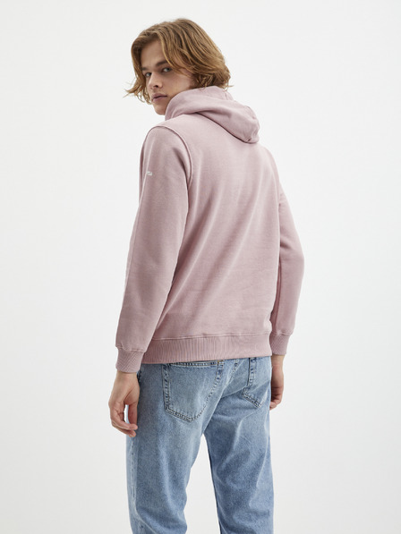 Pepe Jeans Ružová pánska mikina Pepe Jeans Ryan