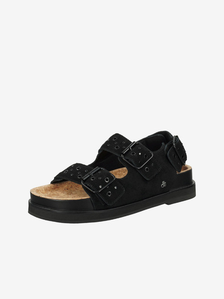 Scotch & Soda Čierne dámske semišové sandále Scotch & Soda Anni
