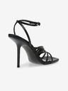 Steve Madden Steve Madden All In Black Sandále na podpätku