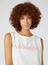 Wrangler Biele dámske tielko Wrangler